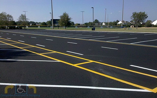 Parking re-Striped VA
